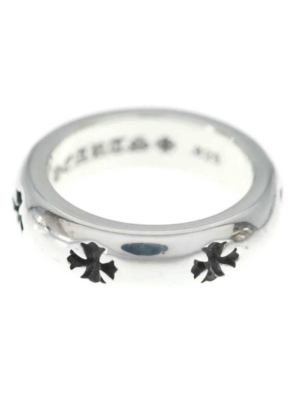 Chrome Hearts Negative CH Plus Ring Silver